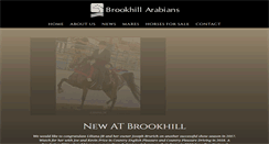 Desktop Screenshot of brookhillarabians.com